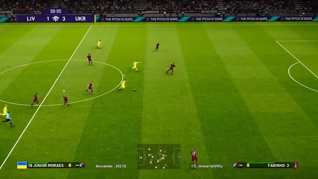 Играю за сборою Украины по сети чудо матч в Pes 2021 на Ps4 смотреть онлайн