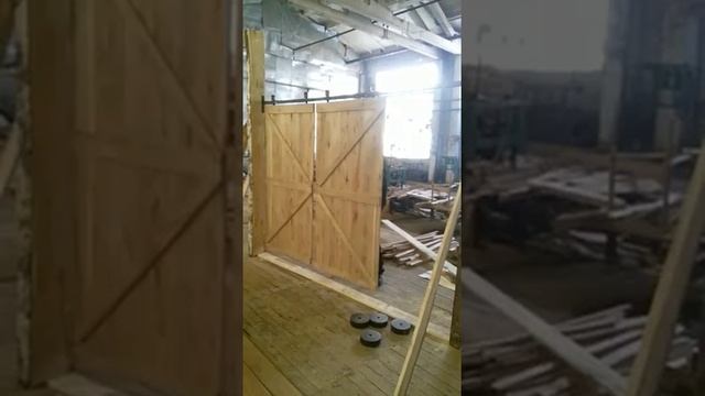 Амбарные двери лофт. Производство и установка. смотреть онлайн