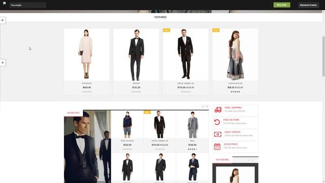 Lexus Yourstyle Responsive Opencart Theme смотреть онлайн