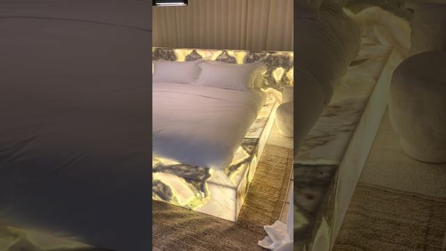 Check out this LED marble bed! смотреть онлайн