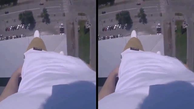 Видео для Vr очков  Прогулка по крышам