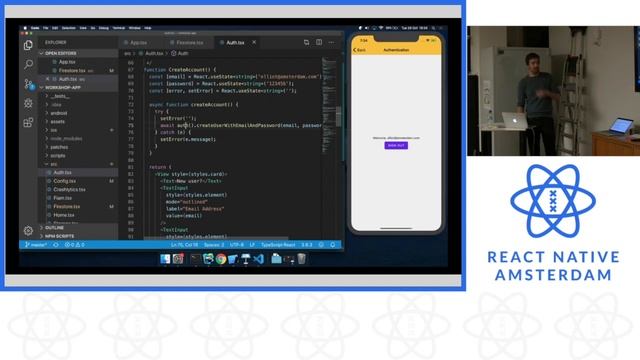 Building React Native apps with Firebase - Elliot Hesp смотреть онлайн