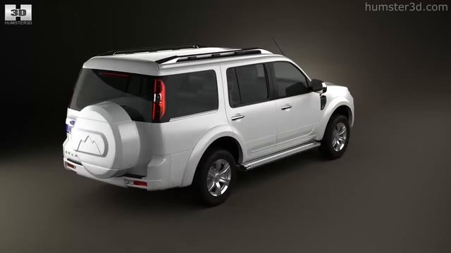 Ford Everest 2012 by 3D model store Humster3D.com смотреть онлайн