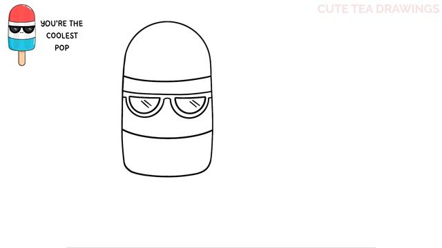 How To Draw Father's Day - Dad Popsicle | Cute Easy Step By Step Drawing Tutorial смотреть онлайн
