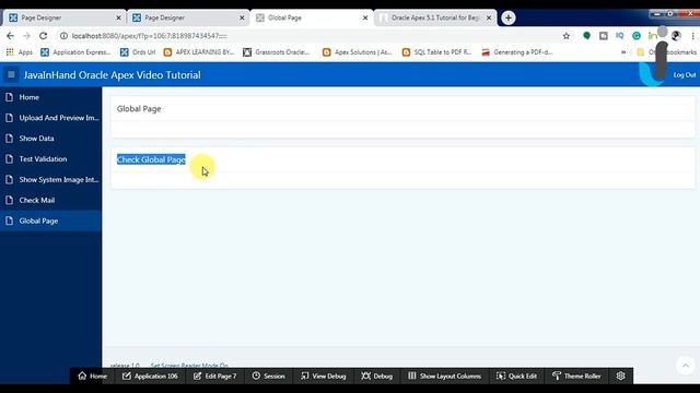 Oracle APEX Tutorial(48)-What is Zero/Global Page in Oracle Apex | Javainhand смотреть онлайн
