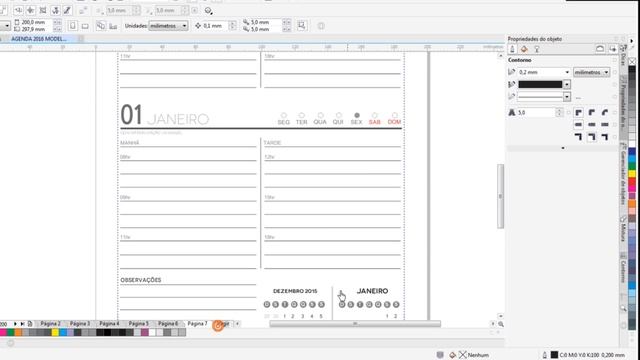 Download Miolo Agenda 2022 em PDF ou COREL DRAW v. X7 смотреть онлайн