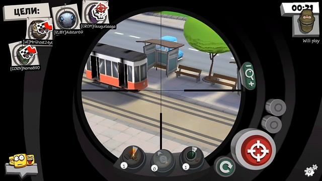 Убежал от снайпера！Дали редкий ящик в игре Snipers vs Thieves. смотреть онлайн