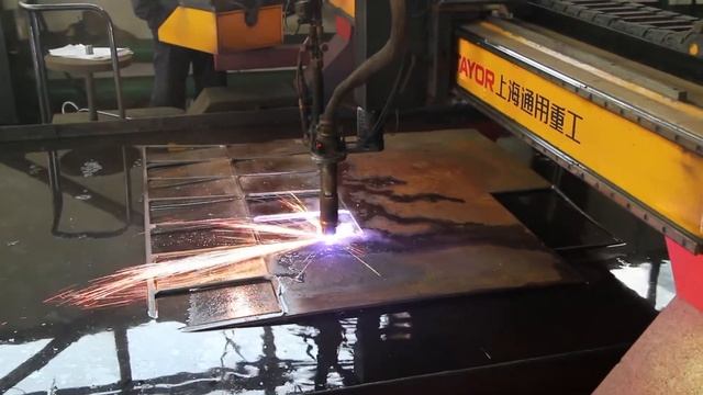 Автоматическая установка фигурной плазменной резки листового металла толщиной до 40 мм смотреть онлайн