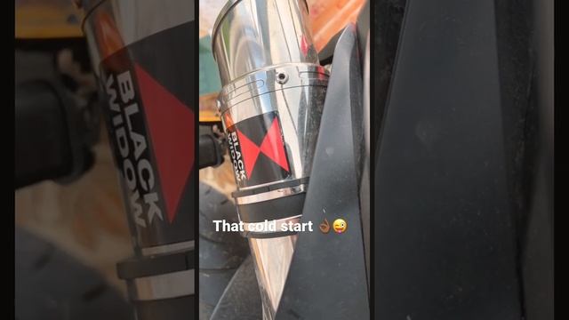 Yamaha FZ6 cold start - custom exhaust смотреть онлайн
