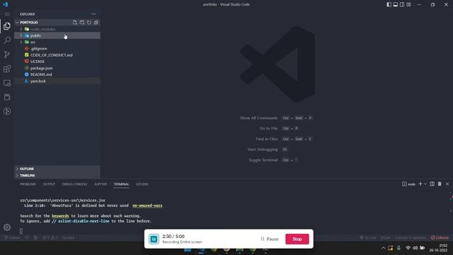 Fully Mobile Responsive Portfolio website in react with free source code ?| Github link in desc смотреть онлайн