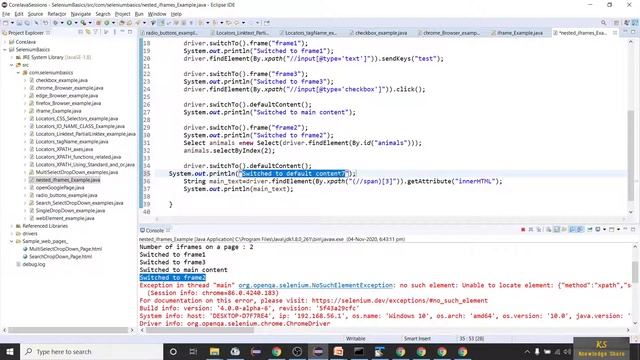 How to handle Nested iframes in Webpages Selenium WebDriver Automation with Selenium смотреть онлайн