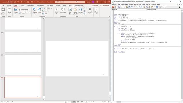 PowerPoint VBA: Bold All Slide Numbers смотреть онлайн