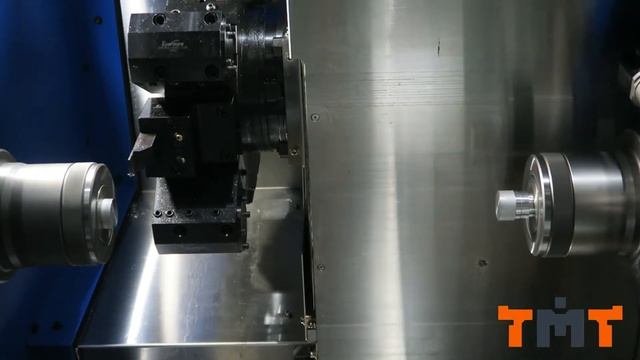 Токарный станок с противошпинделем TMT TTB-20BMYW смотреть онлайн