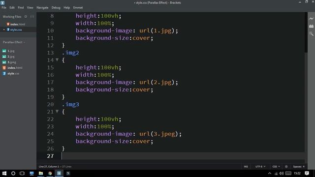 CSS Parallax Effect | HTML | CSS only | No JavaScript | - Scripton смотреть онлайн