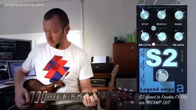AMT Electronics : S2 Preamp & Effects Pedal смотреть онлайн