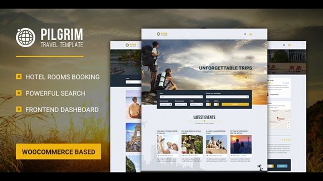 Pilgrim — Travel Booking WordPress Theme | Themeforest Website Templates and Themes смотреть онлайн