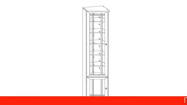 Обзор Шкаф для книг Sherlock | HOFF смотреть онлайн