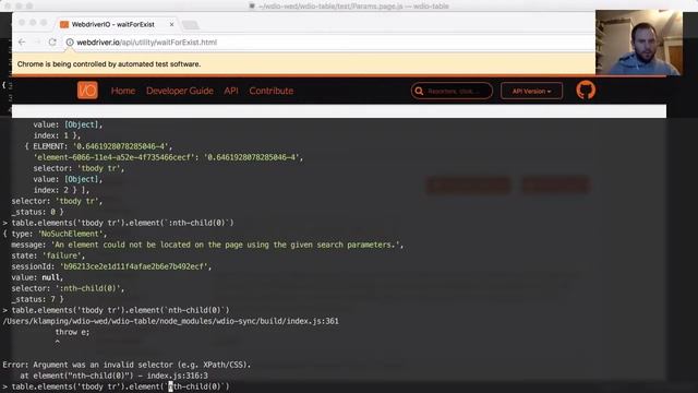 Testing Tables the WebdriverIO Way (Part 2 of 2) смотреть онлайн