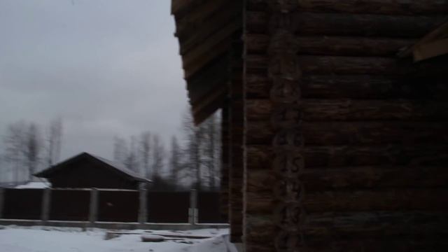 Сруб из окоренного рубленного бревна смотреть онлайн