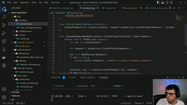Golang API with Fiber, JWT auth and Keycloak (Demo part 2/3)