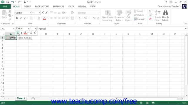 Excel 2013 Tutorial The Mini Toolbar Microsoft Training Lesson 1.17 смотреть онлайн