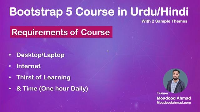 Bootstrap 5 Course - Chapter 1 - Layouts - Introduction - History - Requirements - In Urdu/Hindi смотреть онлайн
