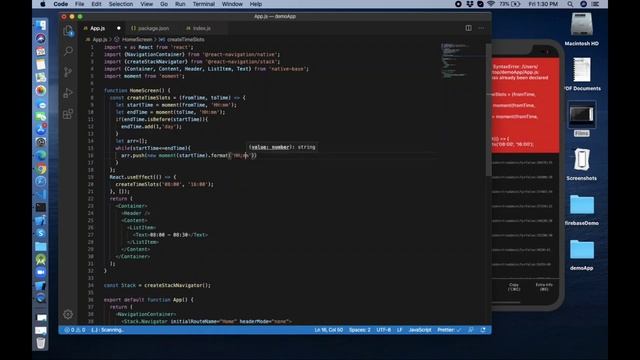 #39 How To Create Time Slots Between Start Time & End Time In React Native смотреть онлайн