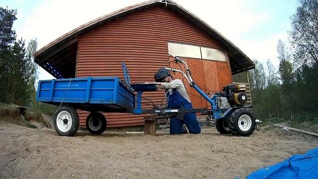 Как усилить прицеп мотоблока "Нева-2МБ" смотреть онлайн