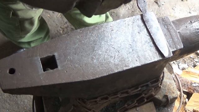 Ковка нож Вятич Сталь У10А Нож из напильника Ручная ковка Нож своими руками смотреть онлайн