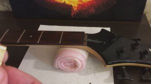 Замена верхнего порожка гитары на латунный