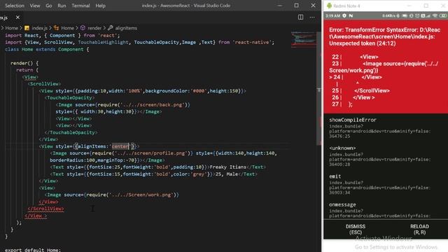 User Profile in React native || React Native || Part 1 смотреть онлайн