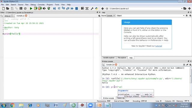 Python Spyder IDE | How to install and use Python Spyder IDE | Python Tutorial for Beginners смотреть онлайн