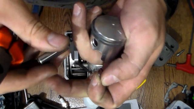 Замена поршневой на китайской бензокосе смотреть онлайн