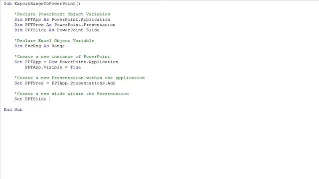 Exporting An Excel Range From Excel To PowerPoint Using VBA смотреть онлайн