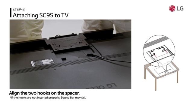 LG Sound Bar : How to Install the SC9S Bracket with LG OLED C2/C3_Wall Mount type I LG смотреть онлайн