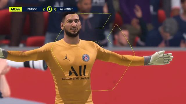 FIFA 22 Paris Saint-Germain - Monaco | Ligue 1 | Full Gameplay Highlights Ramos + Messi + Mbappe смотреть онлайн