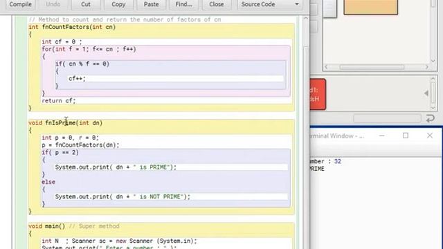 Java Nested Methods - Prime Verification смотреть онлайн