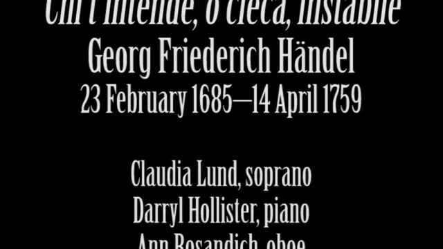 Händel: Berenice: Act III: Aria: Chi t’intende, o cieca, instabile. смотреть онлайн