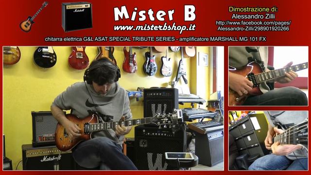 chitarra elettrica HAGSTROM SELECT ULTRA SWEDE + amplificatore MARSHALL MG 101 FX смотреть онлайн