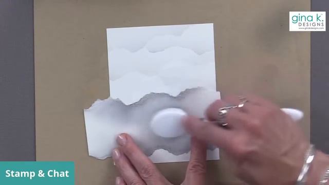 Peaceful Seaside Cards & Creating Your Own Cloud Stencil - Stamp And Chat Replay