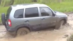 Chevrolet Niva , тест по бездорожью ,проходимость .
