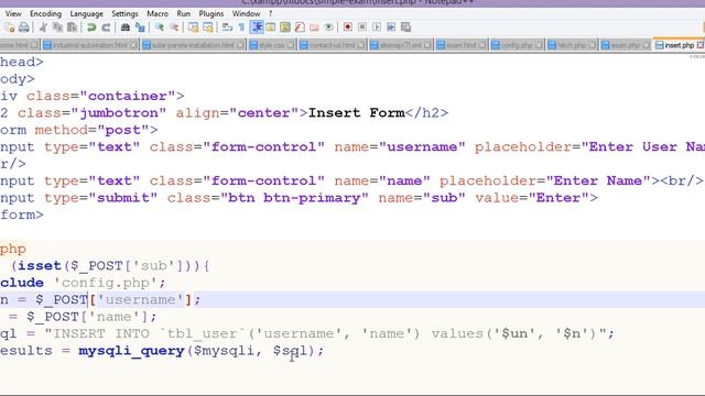 PHP Tutorial Inserting Values in MySql Database using HTML Form смотреть онлайн
