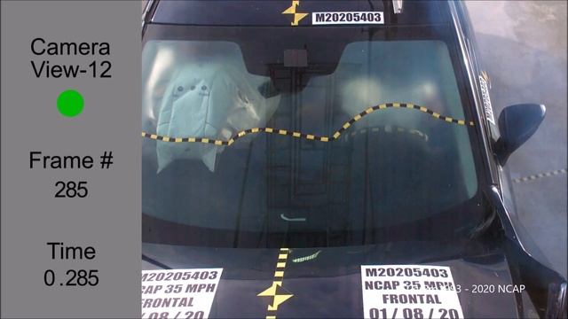 2020-2021 Mazda3 Sedan / Hatchback NHTSA Frontal Impact