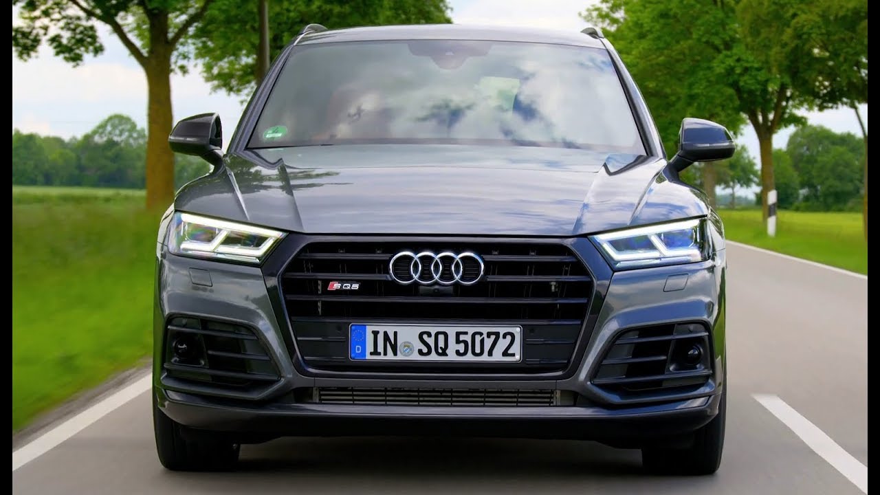 Audi SQ5 TDI 2020 - спортивный гибридный дизельный внедорожник.