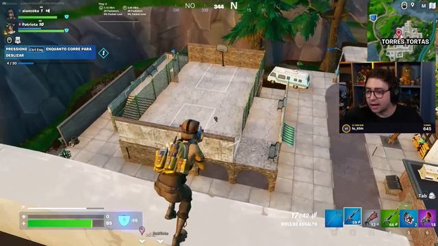 alanzoka jogando Fortnite OG com o Patriota - #01 смотреть онлайн