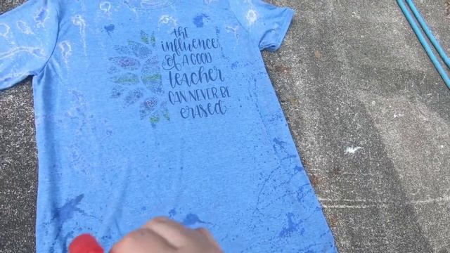 Cricut Infusible Ink On A Colored T-shirt & Bleach? смотреть онлайн