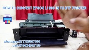 How to Convert L1800 to DTF printer