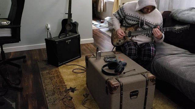 Schecter CR-6 through Boss Katana 100 watt amp heavy distortion смотреть онлайн