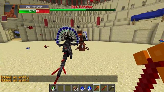 Minecraft: ALIEN VS SEA MONSTER, SEA VIPER E WATER DRAGON !(ORESPAWN) - BATALHA DE MOBS смотреть онлайн