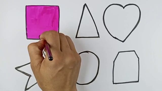 Bolalar Uchun Shakllar Rasm Chizish | Рисование фигур для детей | Drawing Shapes For Childrе
